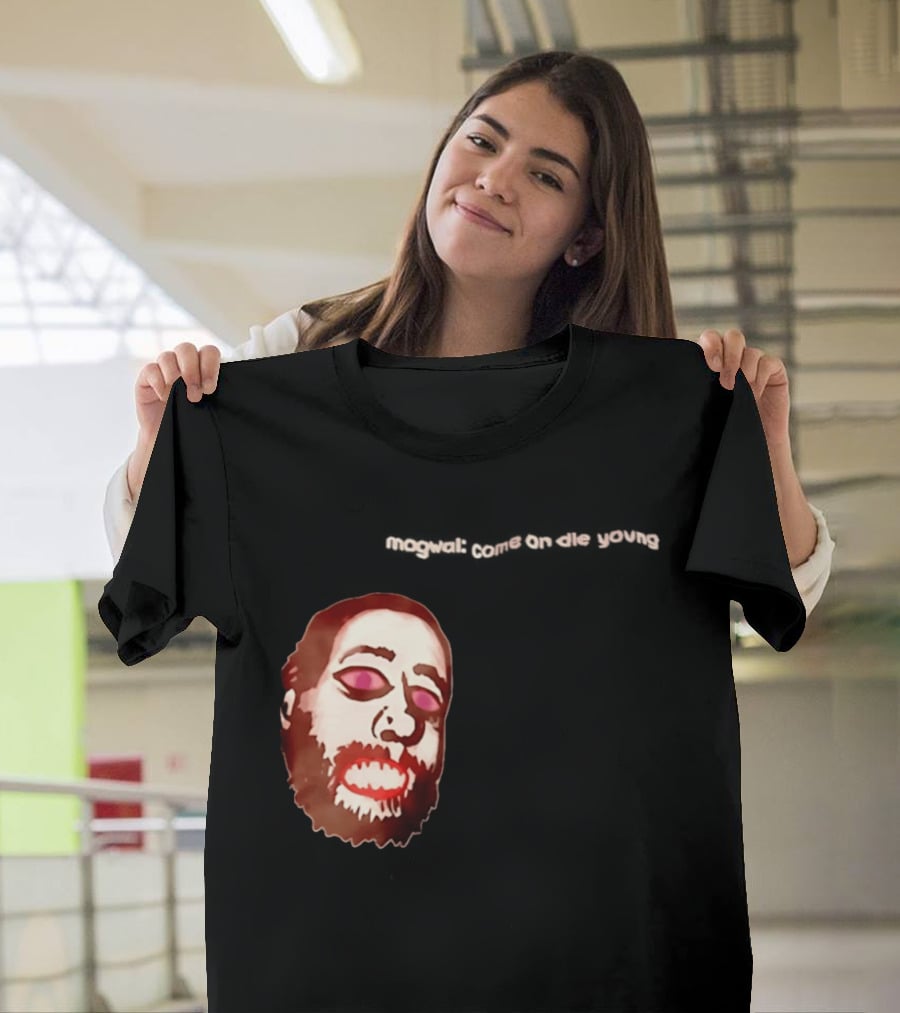 Mogwai Come On Die Young Album Cover Art Face T-Shirt