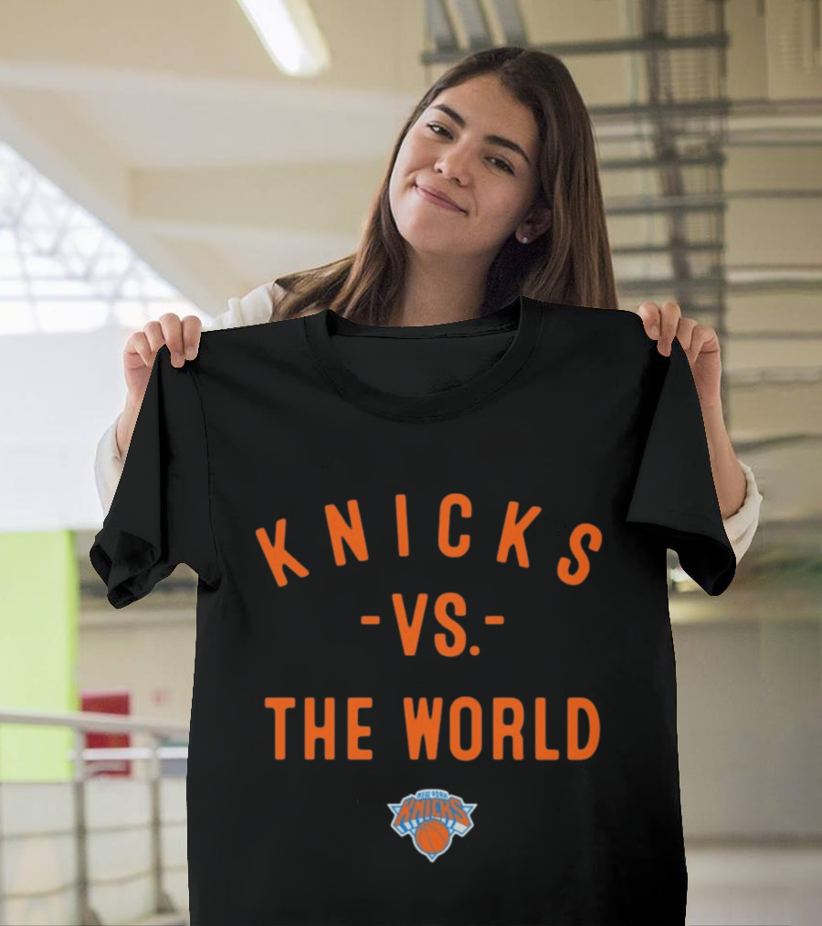 New York Knicks Vs The World NBA 2026 Nowbes T-Shirt