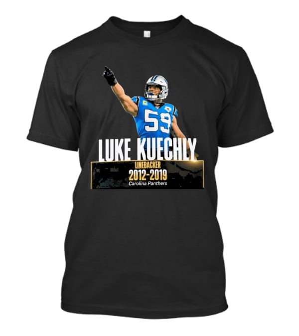 Luke Kuechly Carolina Panthers Linebacker 2012 2019 T-Shirt