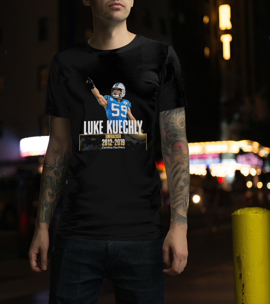 Luke Kuechly Carolina Panthers Linebacker 2012 2019 T-Shirt