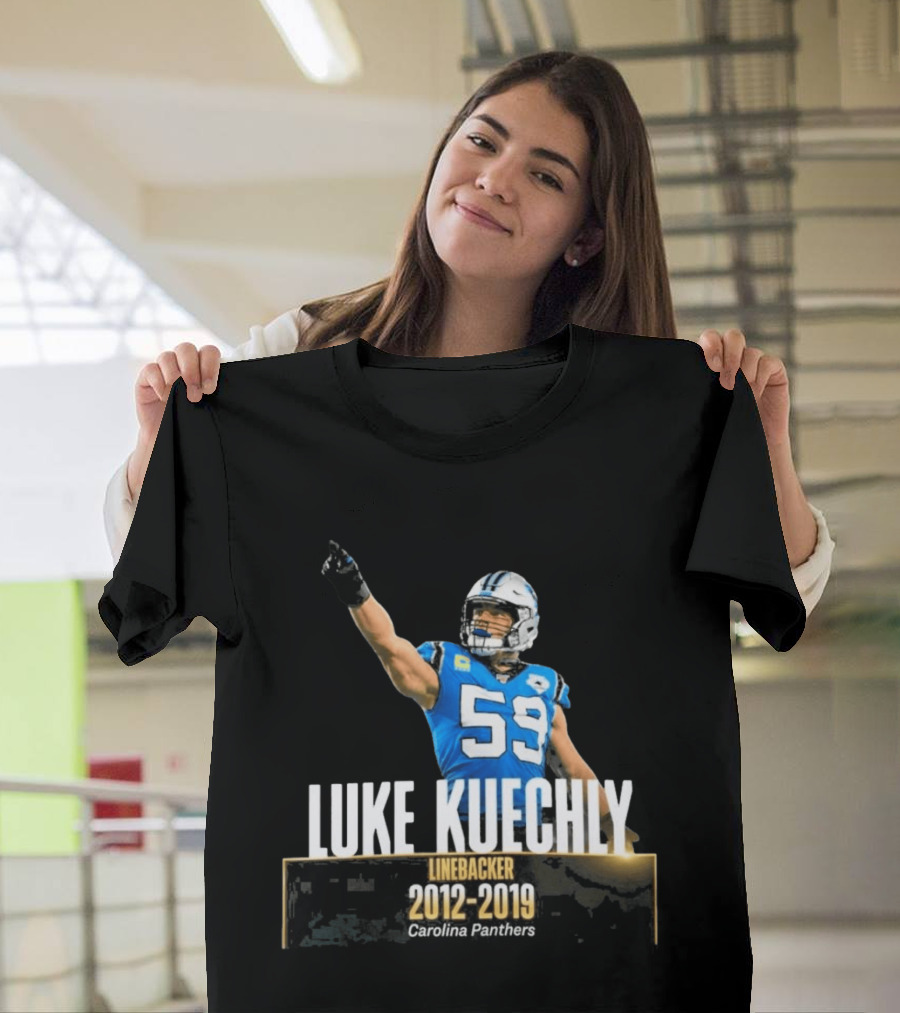 Luke Kuechly Carolina Panthers Linebacker 2012 2019 T-Shirt