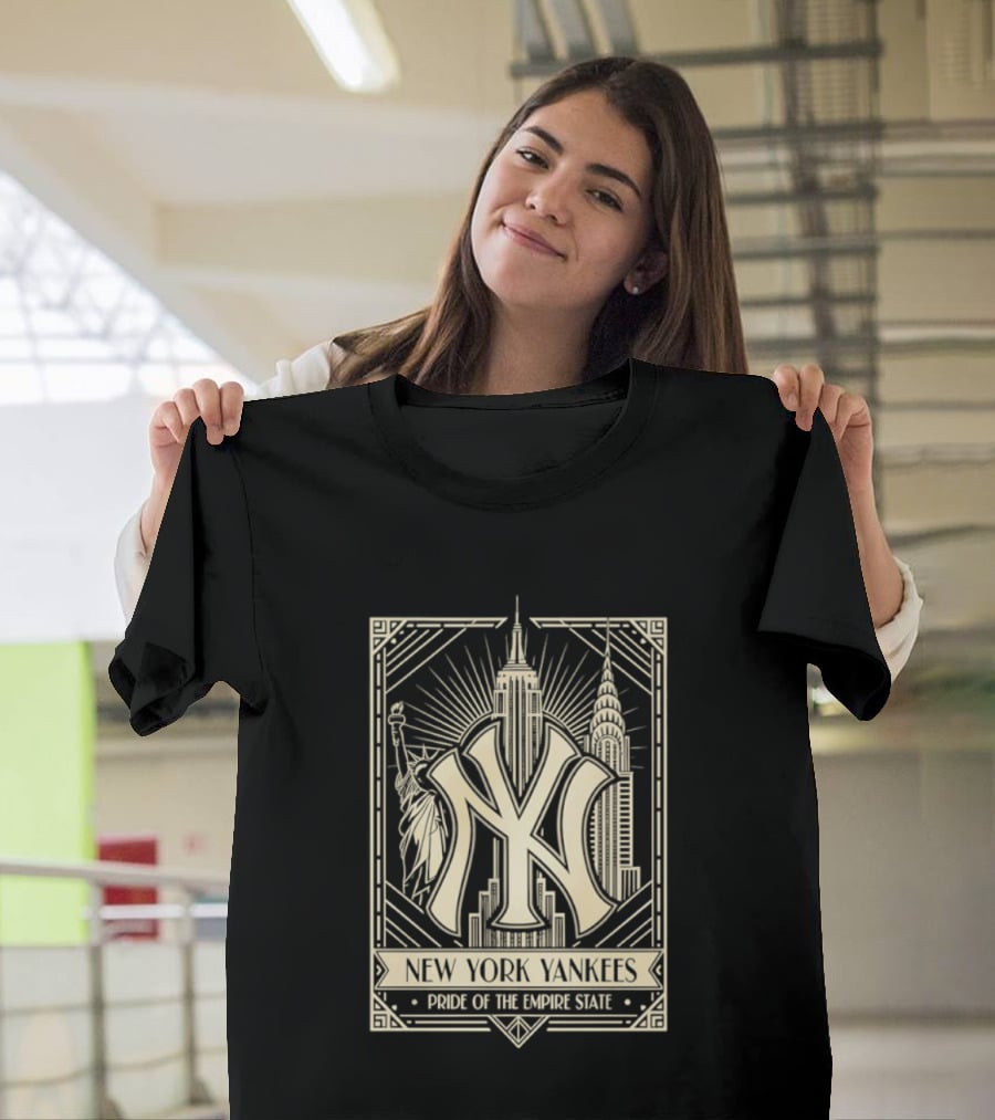 New York Yankees Pride Of The Empire State Iconic Skyline T-Shirt