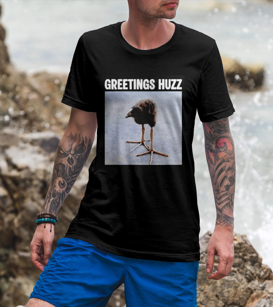 Greetings Huzz Bird Funny Meme Photo T-Shirt