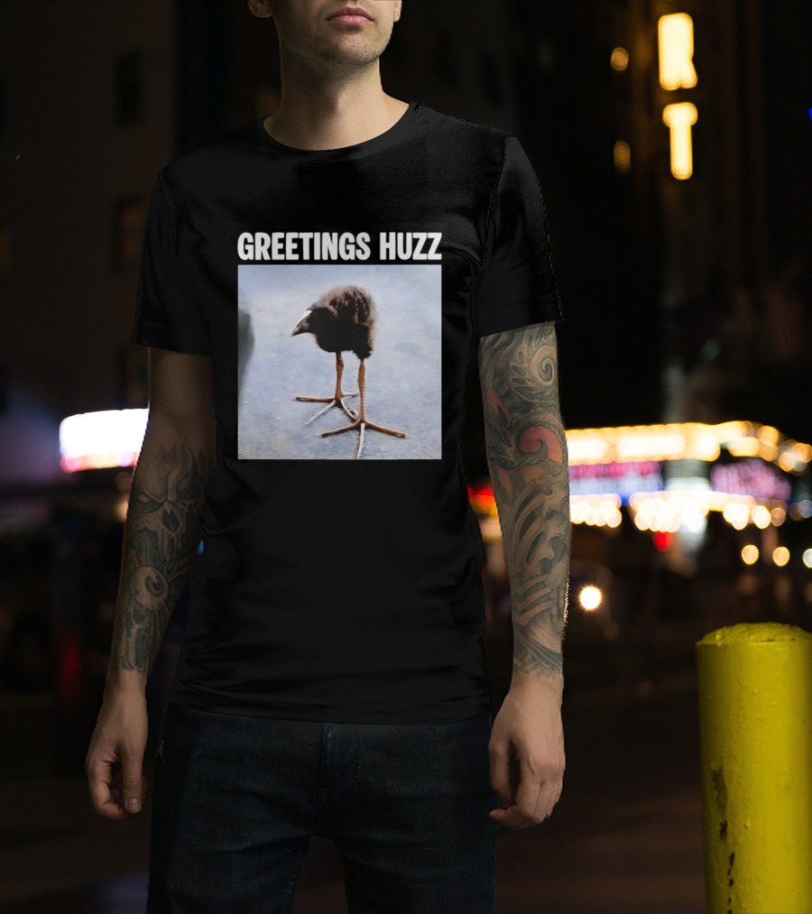 Greetings Huzz Bird Funny Meme Photo T-Shirt