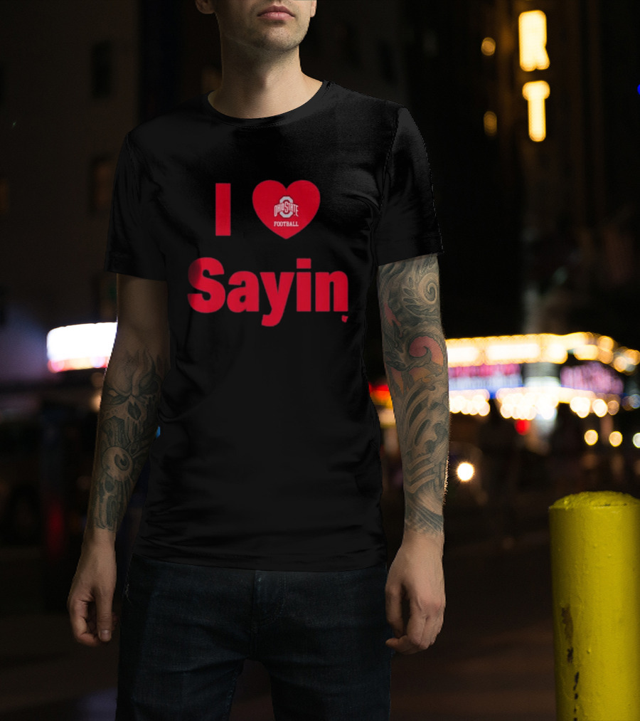 Ohio State Football I Heart Julian Sayin T-Shirt