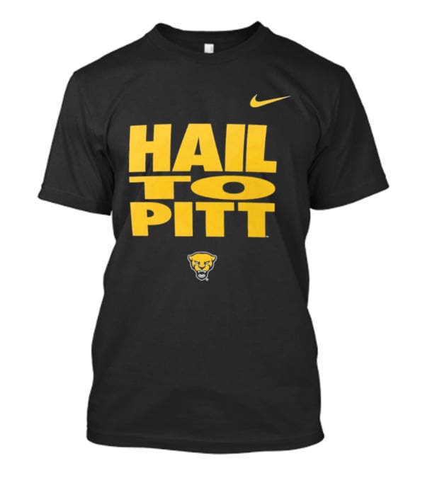 Pitt Panthers Hail To Pitt Nike Sportswear With Panther Head T-Shirt