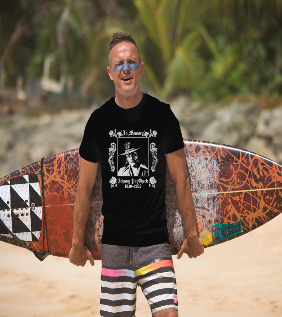In Memory Johnny Paycheck 1938 2003 Country Music T-Shirt