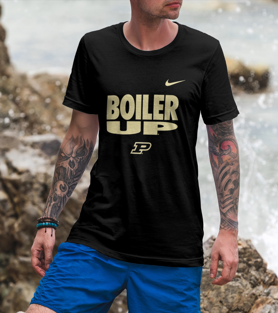 Purdue Boilermakers Boiler Up Nike P T-Shirt