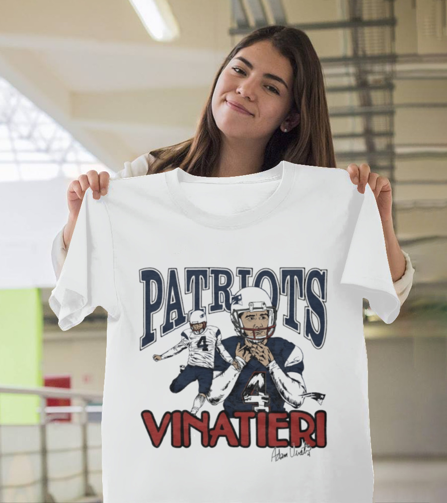 Patriots Vinatieri Adam New England Football T-Shirt