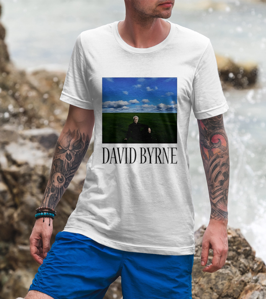 David Byrne Windows Wallpaper Meme T-Shirt