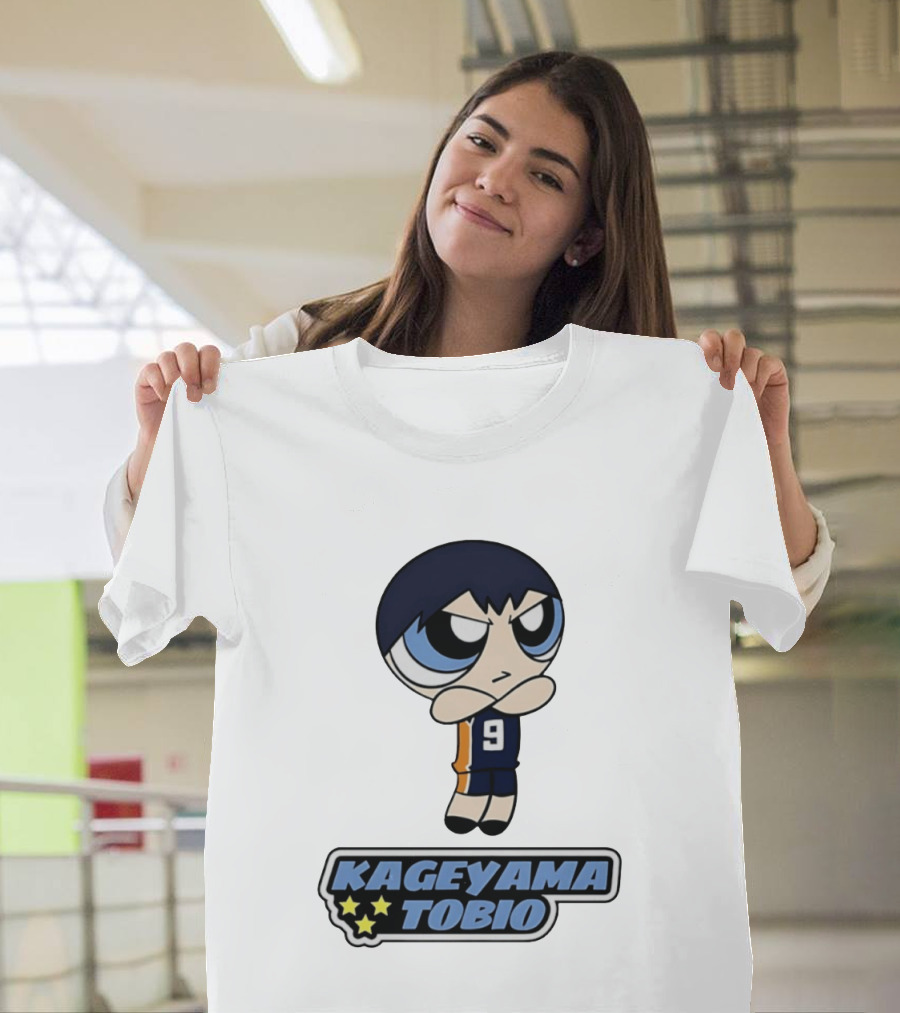 Kageyama Tobio 9 Haikyuu Powerpuff Girls T-Shirt