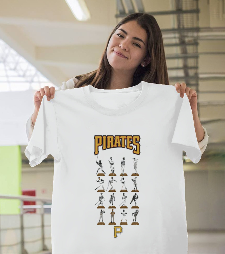 Pittsburgh Pirates Legends Hall Of Fame Baseball Players Iconic Moments T-Shirt