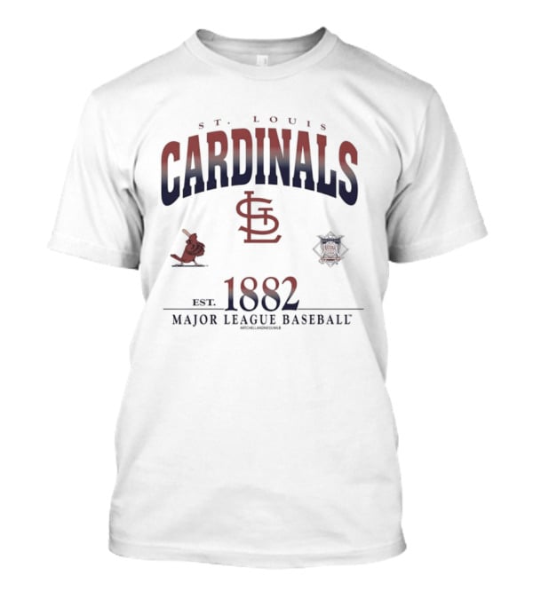 St Louis Cardinals Est 1882 Major League Baseball Vintage Team T-Shirt