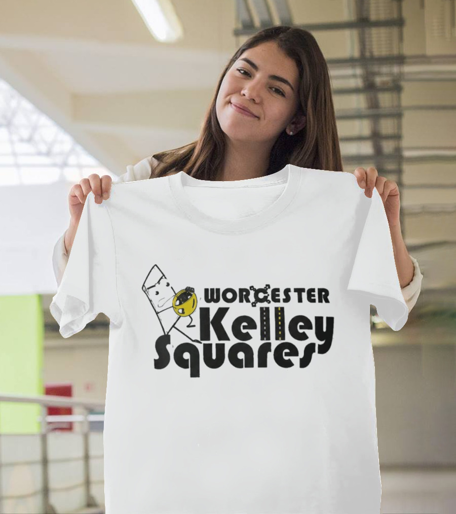 Worcester Kelley Squares Fun Creative Graphic Featuring Snack T-Shirt