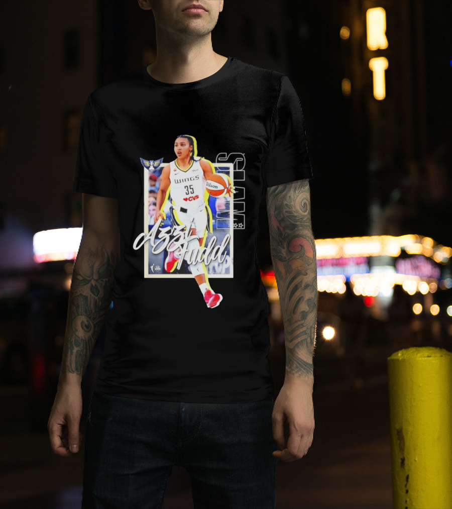 Azzi Fudd Dallas Wings Basketball Slam 262 CVS Wilson T-Shirt