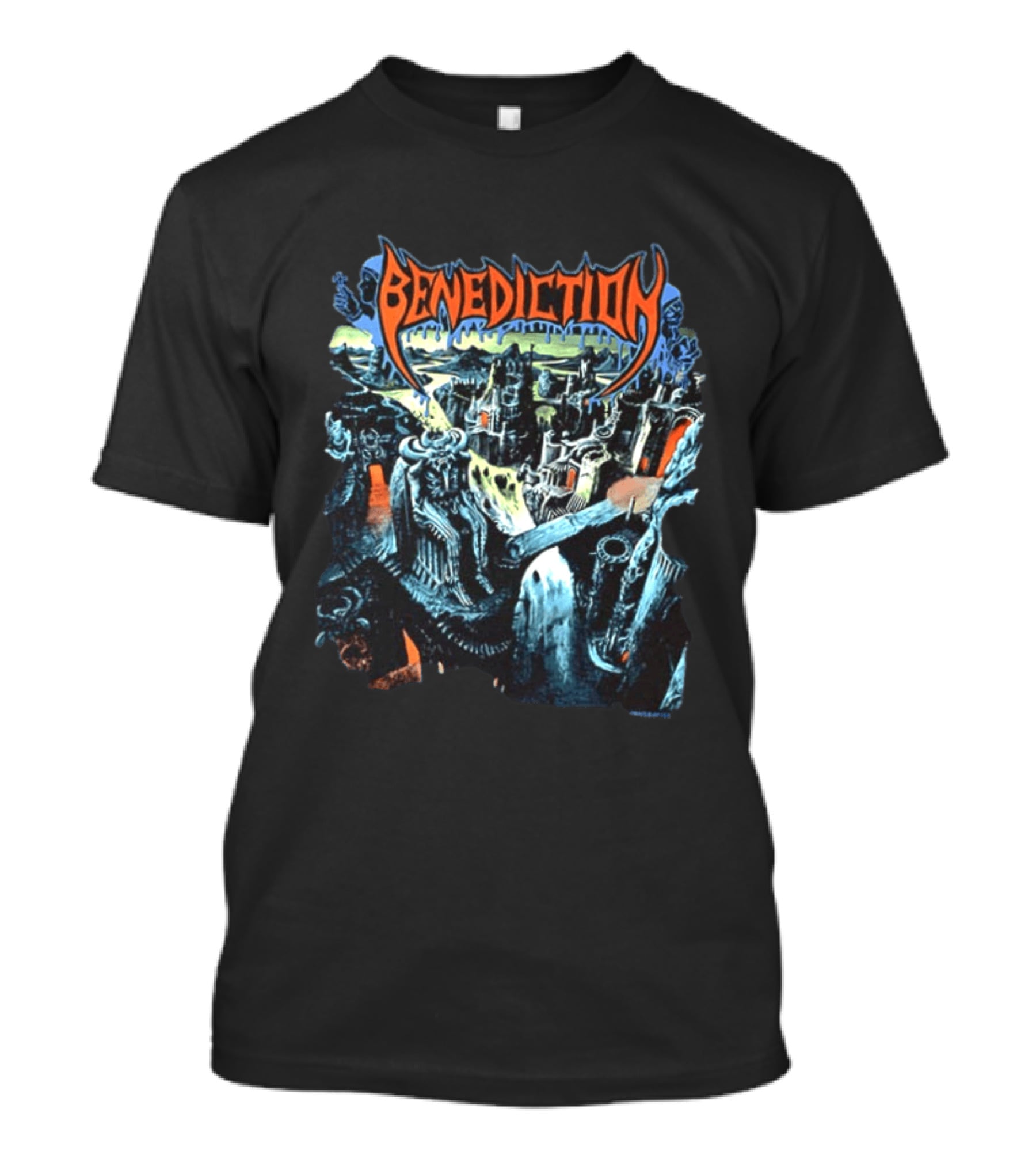 Benediction World Violation Tour 1993 Holland Germany Belgium Switzerland Austria Two Sided T-Shirt