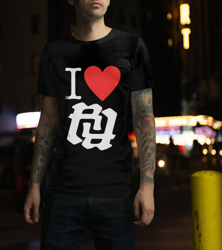 I Heart RR White T-Shirt