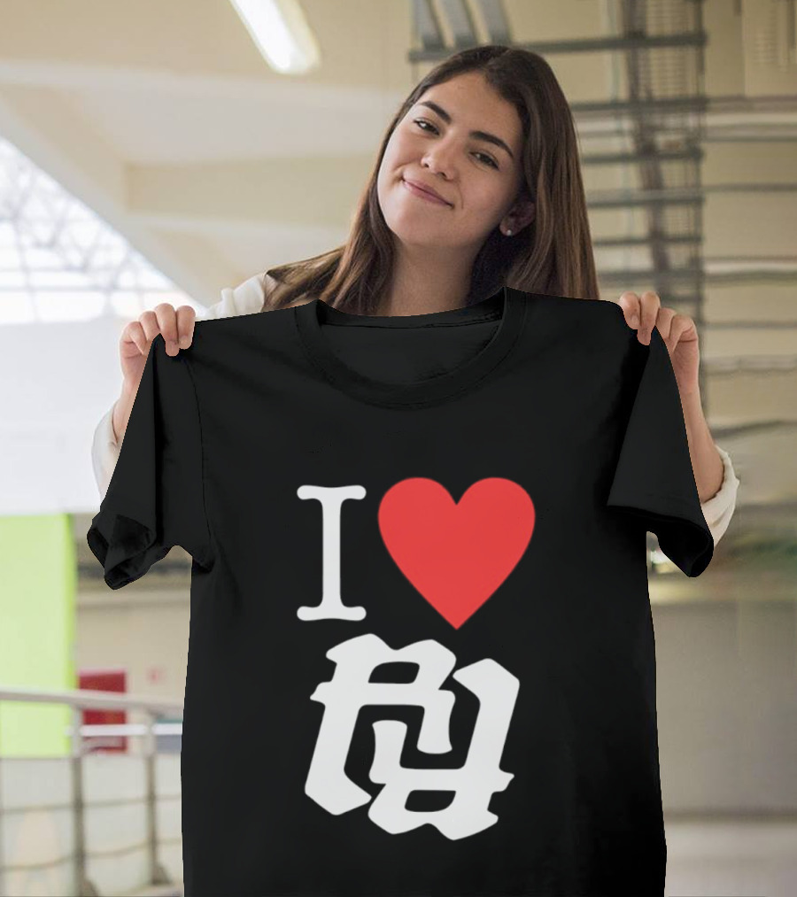 I Heart RR White T-Shirt
