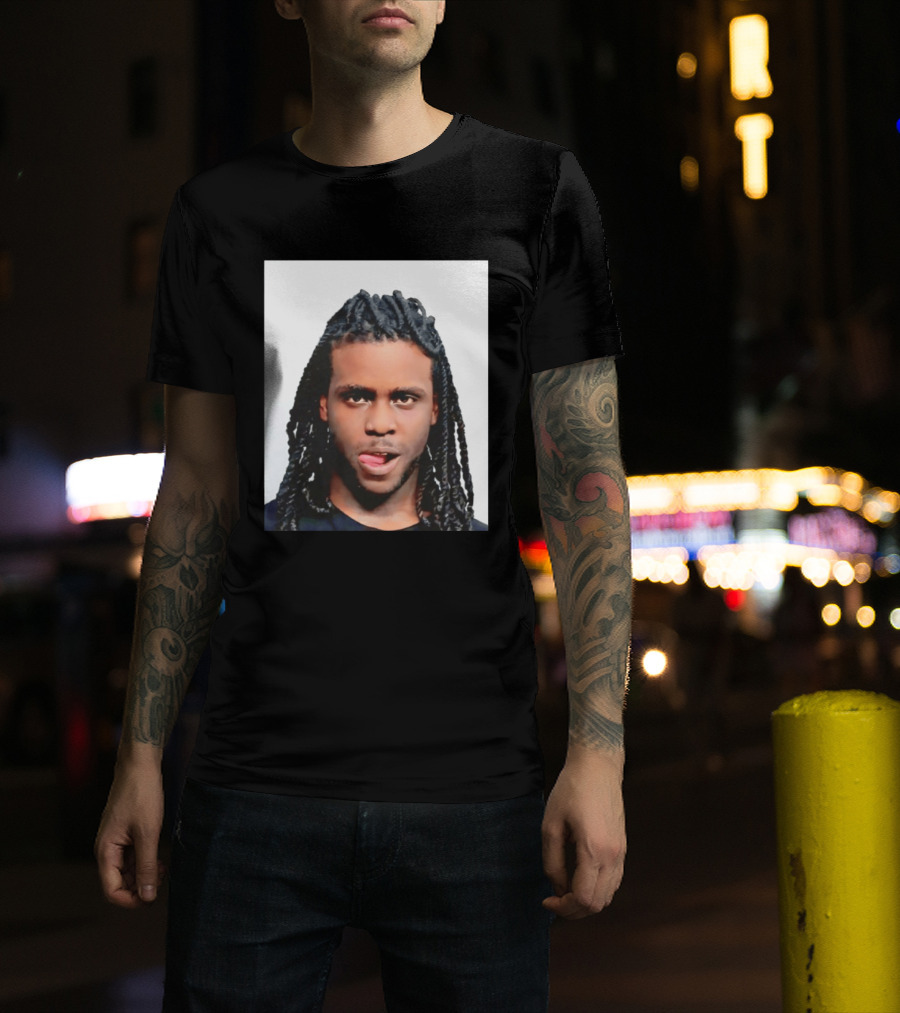 Chief Keef Shot Photo Dreadlocks Tongue Out T-Shirt