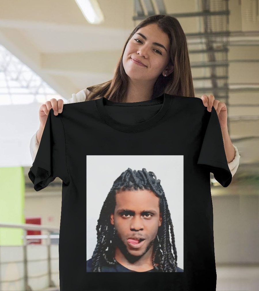 Chief Keef Shot Photo Dreadlocks Tongue Out T-Shirt