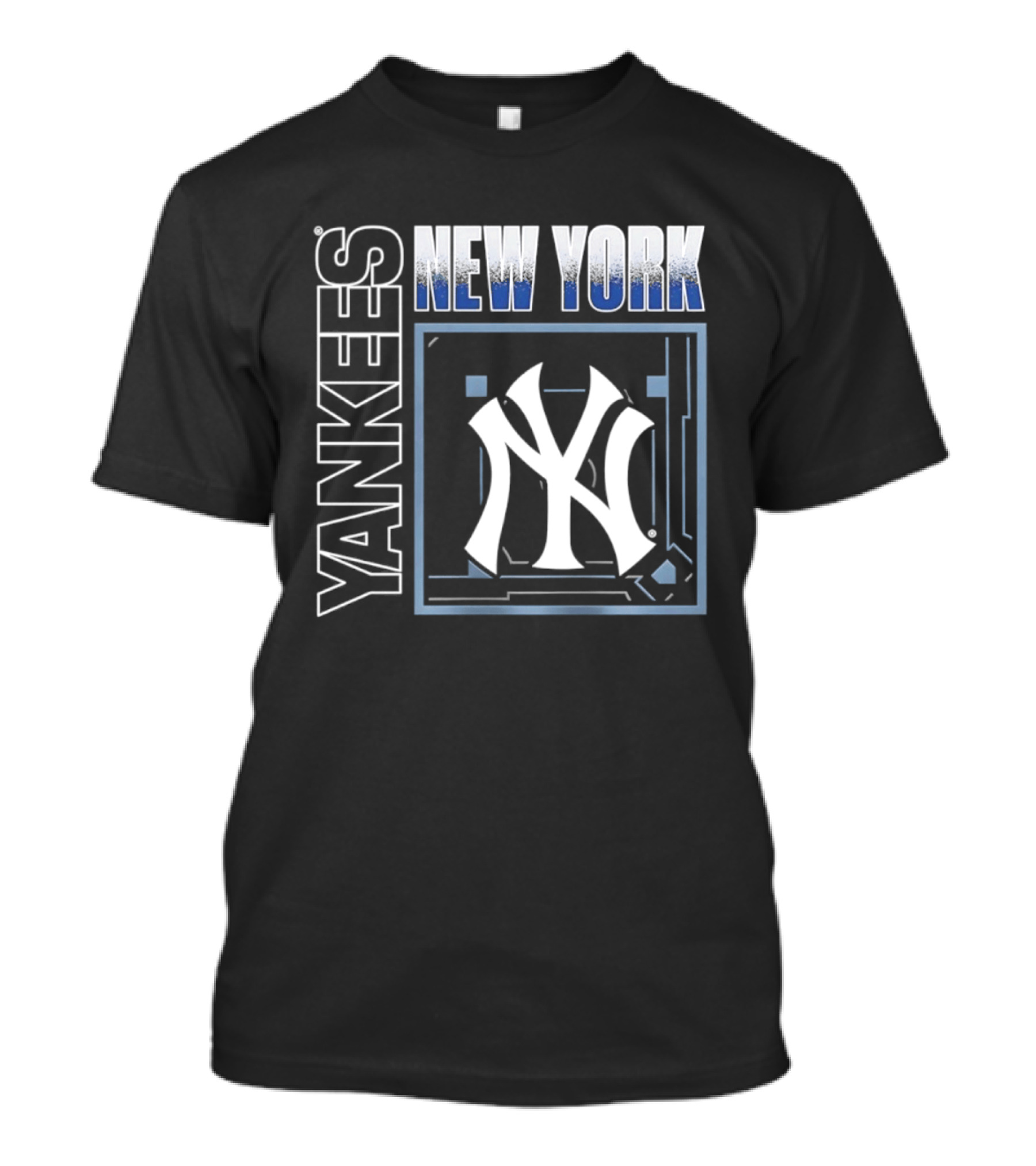 Men's New York Yankees George Lombard Jr. Black Homefield Pop Yankees T-Shirt