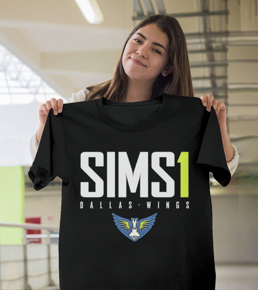Odyssey Sims 1 Dallas Wings 2026 WNBA Player Jersey Fan Gear T-Shirt
