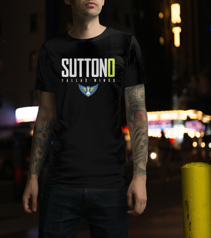 Sutton 0 Dallas Wings Sug Sutton WNBA 2026 T-Shirt