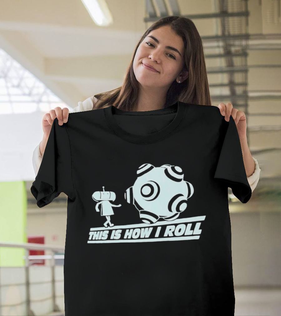 This Is How I Roll Katamari Damacy Character Pushing Ball T-Shirt
