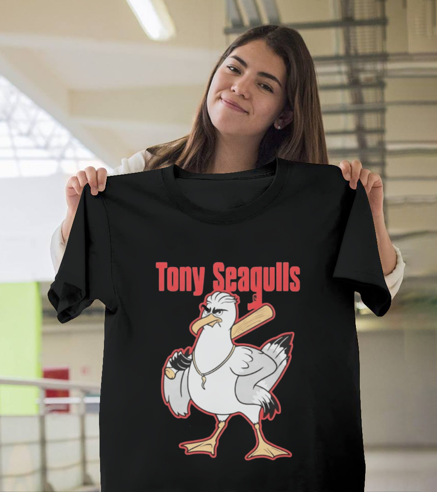 Tony Seagulls Seagull Baseball Bat Boston Red Sox Anthony Seigler T-Shirt
