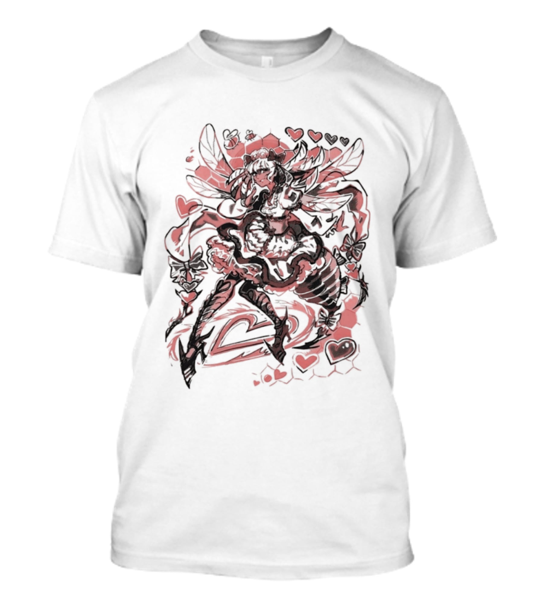 Bee My Lovely Final Fantasy XIV Valentine's Heart Wings Love T-Shirt