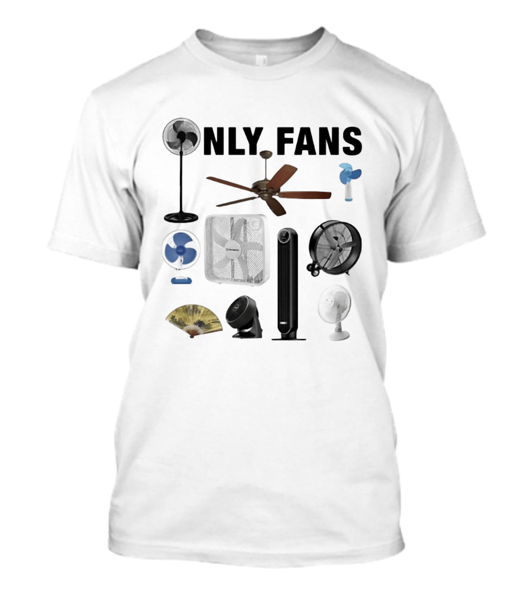 Only Fans Assorted Fan Types Meme Collection T-Shirt