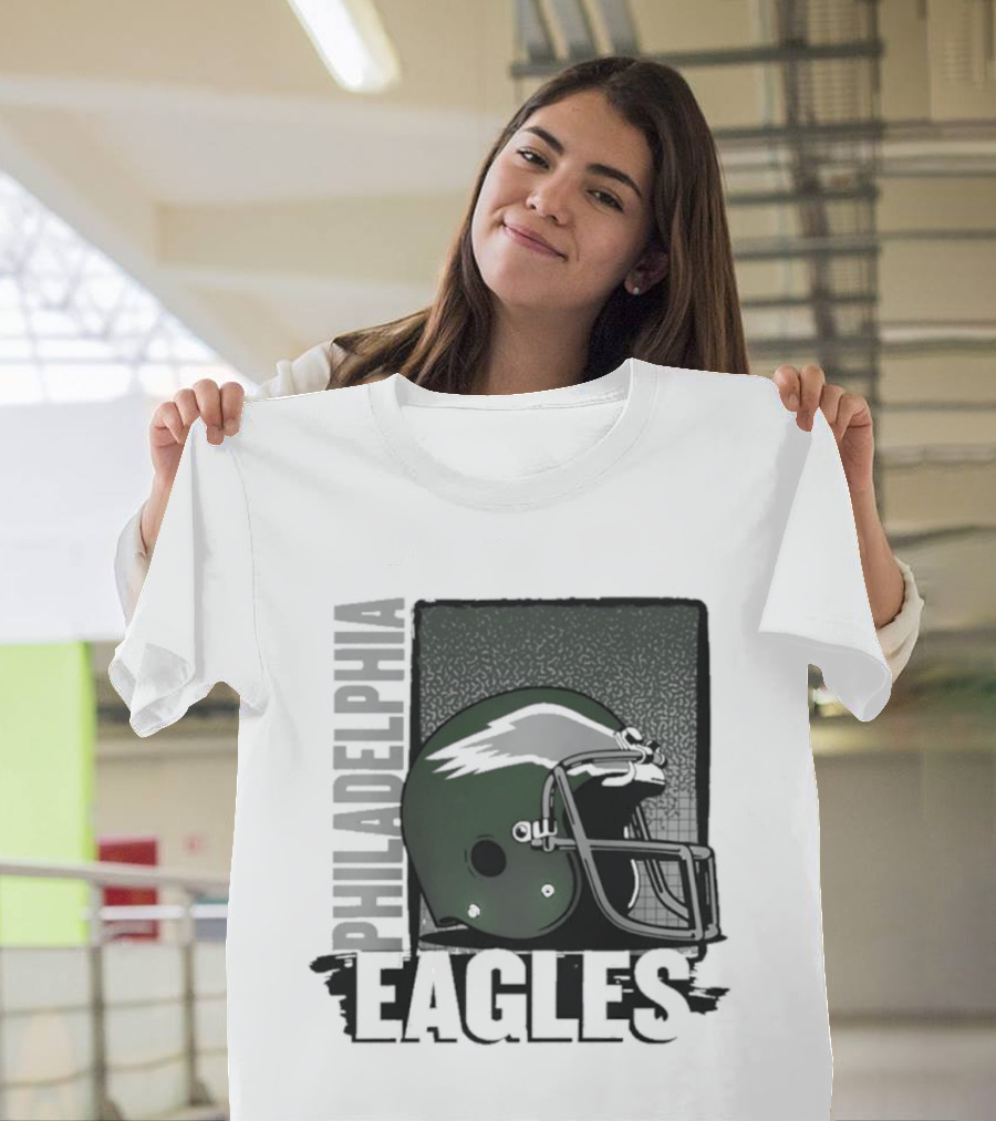 Philadelphia Eagles 2026 Season Helmet Football T-Shirt