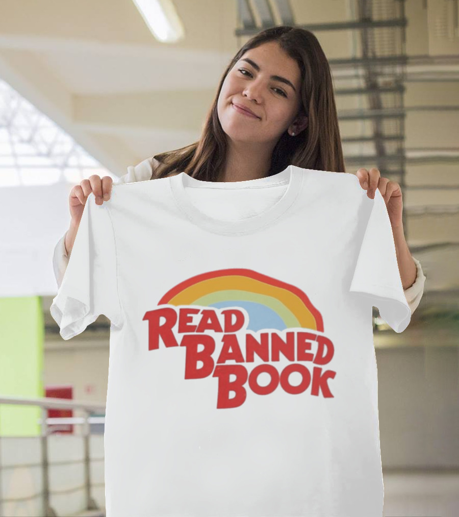 Read Banned Book Rainbow T-Shirt