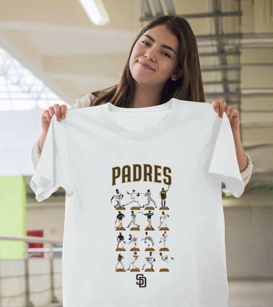 San Diego Padres Legends Hall Of Fame MLB Baseball Moments T-Shirt
