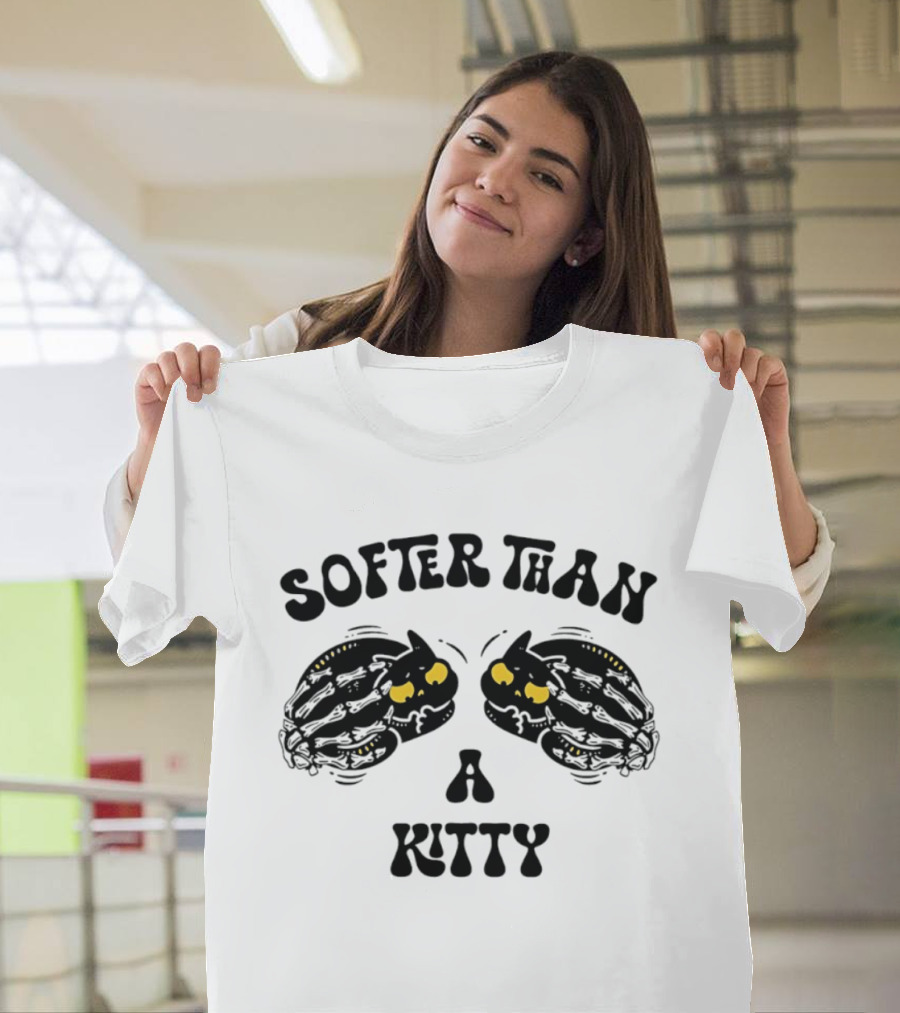 Softer Than A Kitty Skeleton Eyes T-Shirt