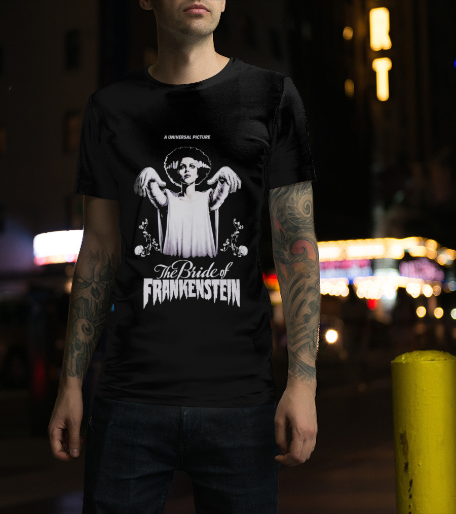 A Universal Picture The Bride Of Frankenstein Purple T-Shirt
