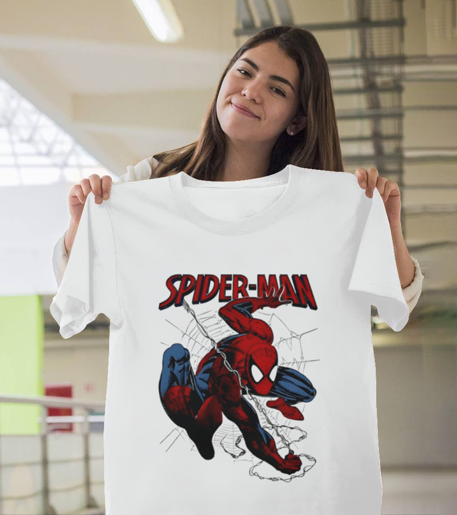SPIDER MAN Marvel Superhero Man Spider Peter Parker Web Slinger T-Shirt