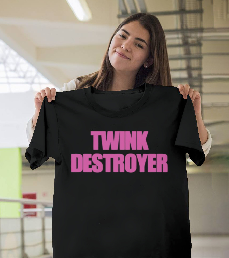 Twink Destroyer Bold Pink T-Shirt