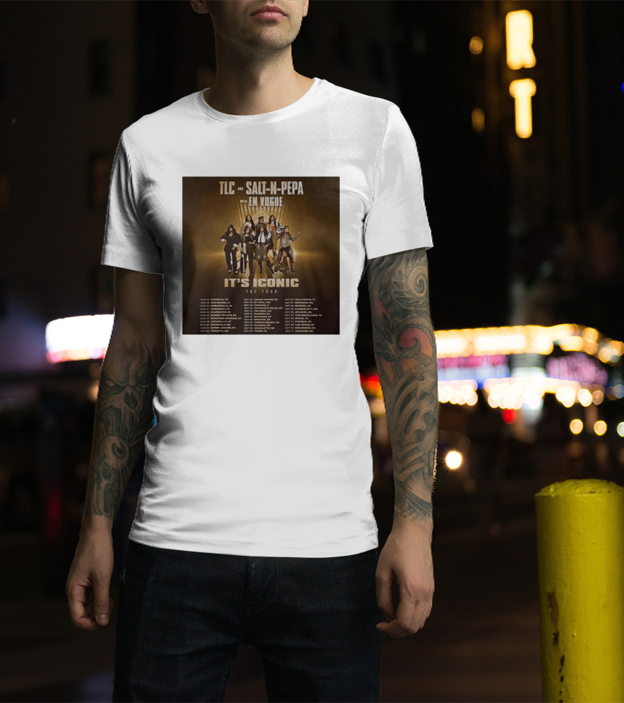 TLC Salt N Pepa En Vogue It's Iconic Tour Dates 2023 T-Shirt
