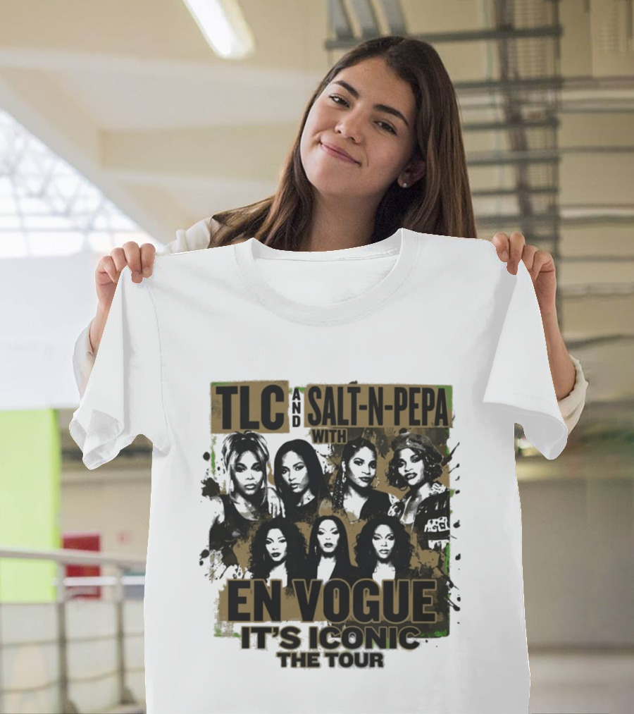 TLC Salt N Pepa With En Vogue It's Iconic The Tour T-Shirt