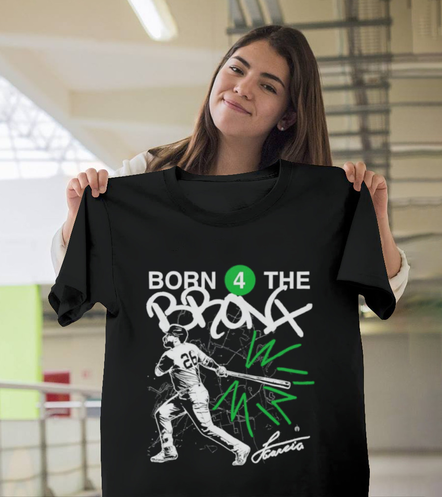 Born 4 The Bronx New York Yankees Luis Garcia Jr. Sports T-Shirt