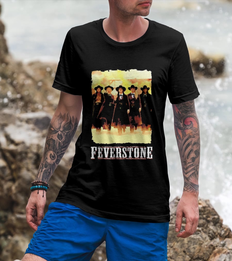 Indiana Fever Feverstone Meme Team Members In Old West T-Shirt