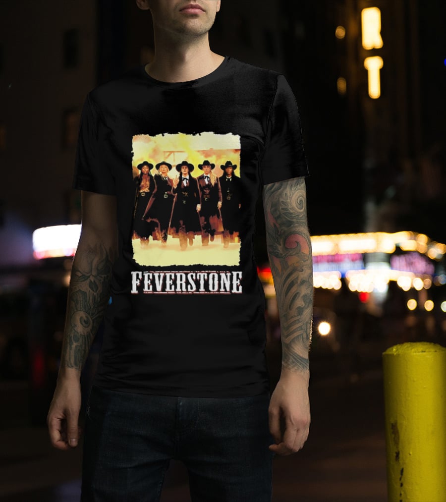 Indiana Fever Feverstone Meme Team Members In Old West T-Shirt