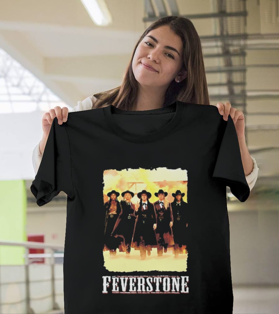 Indiana Fever Feverstone Meme Team Members In Old West T-Shirt