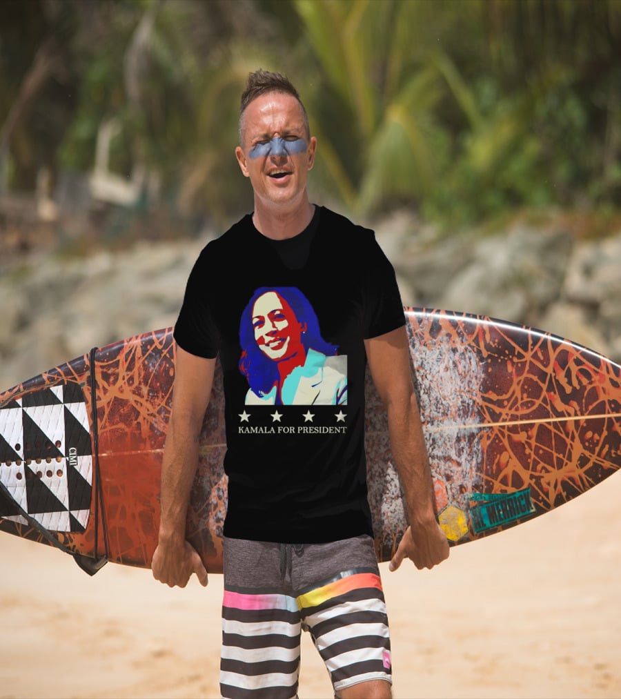 Kamala Harris Kamala For President Presidential Campaign Stars T-Shirt