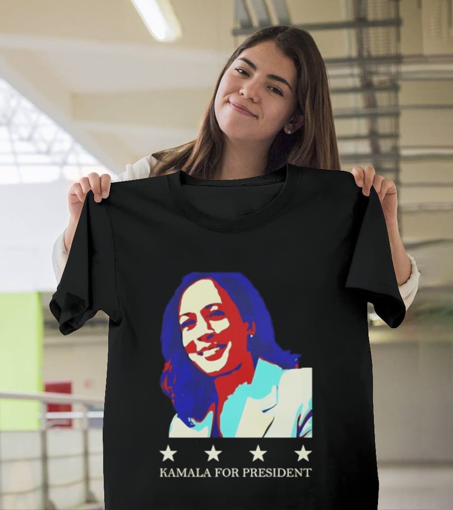 Kamala Harris Kamala For President Presidential Campaign Stars T-Shirt