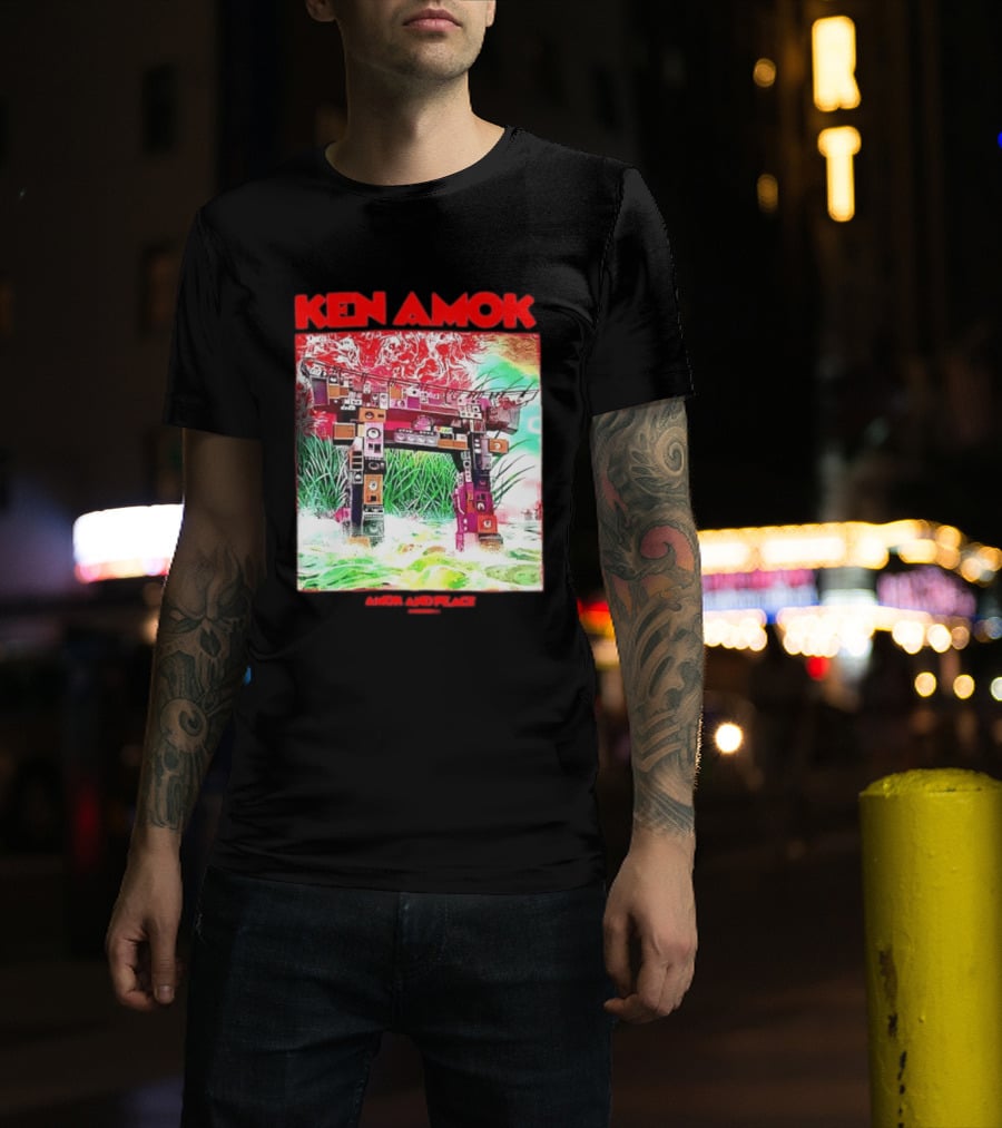 Ken Amok Amok And Peace Speaker Torii Technicolor Gateway T-Shirt