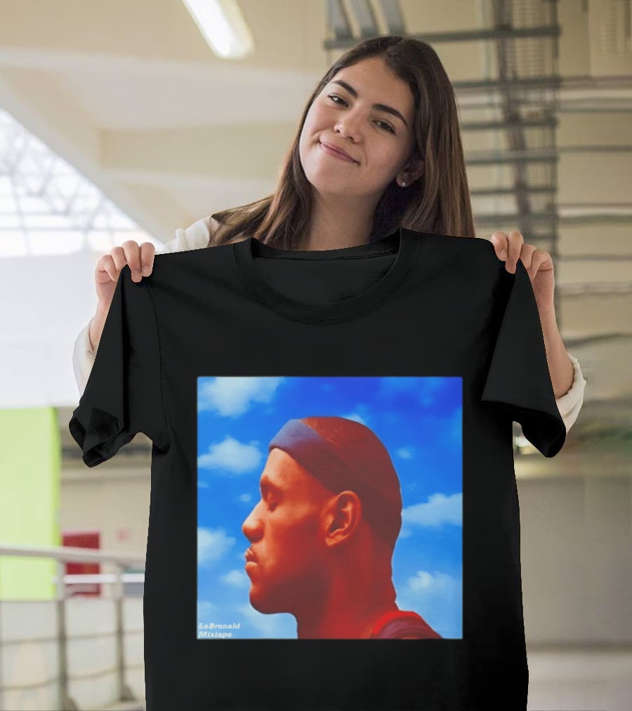 LeBron James LeBronald Mixtape Nothing Was LeSame Los Angeles Lakers Sky T-Shirt