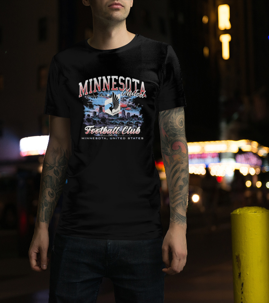 Minnesota United Football Club Minnesota United States Scenery T-Shirt
