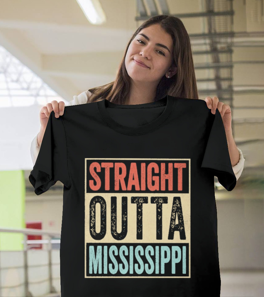 Straight Outta Mississippi Souvenir Performance T-Shirt